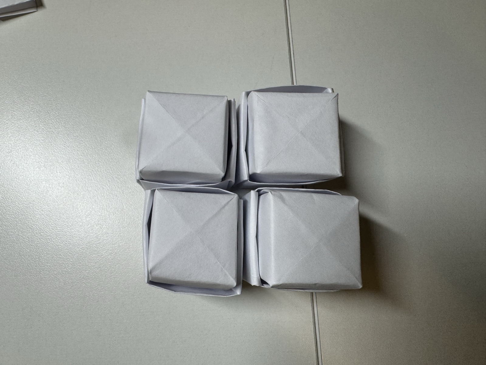 After that, I repeated the structure four times to match the four hit positions in the game.