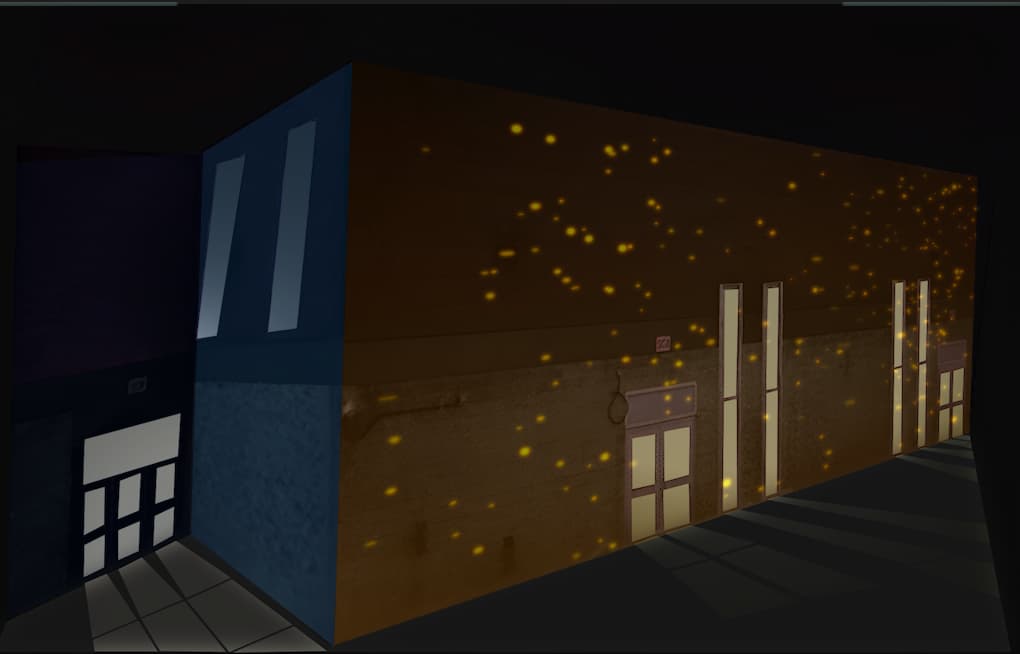 I started by creating small rising fire particles using CC Particle World in After Effects. To support the warm tone, I added a low-opacity brown background layer to show burnt atmosphere.