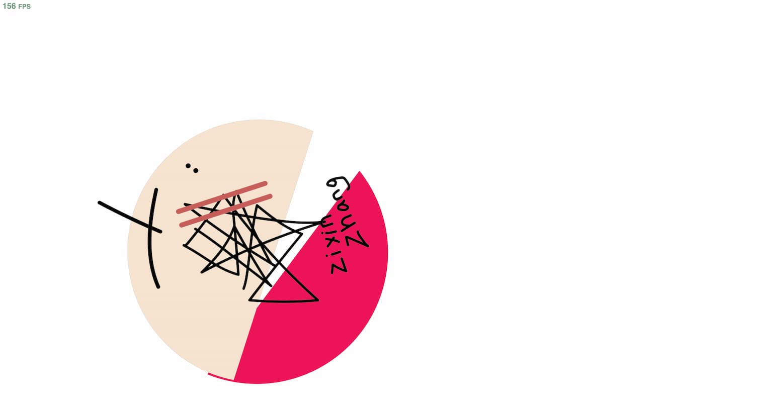 I put my data portrait elements into the p5 sketch and use facial recognition to play with different angles.